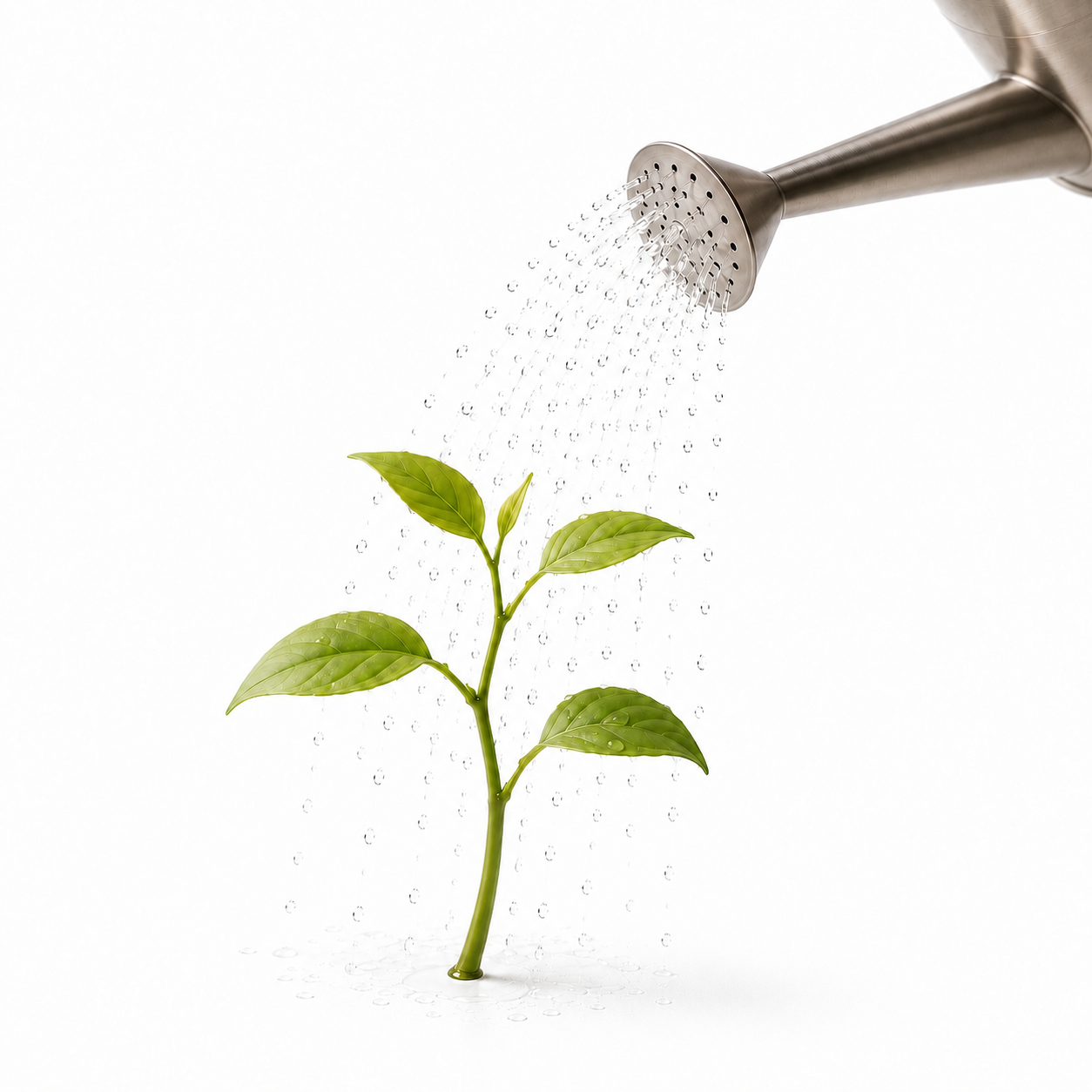 plant being watered