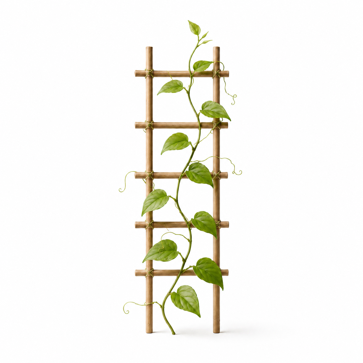 vine growing on trellis