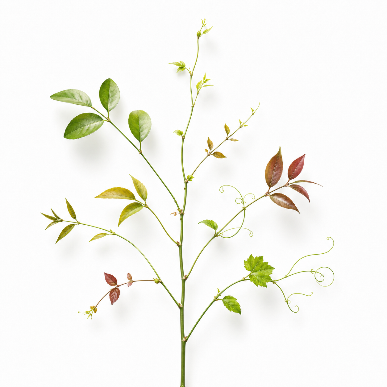 Plant with many different leaves